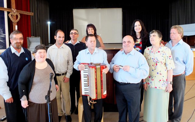 Die groep blindes wat trane laat vloei het met hul optrede en getuienisse in die Pretoriussaal